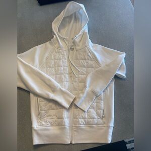 Old Navy Active White Dynamic Fleece Jacket